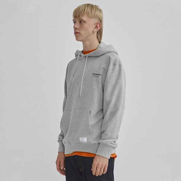 ORIGINAL LOGO HOODIE GA [GREY]