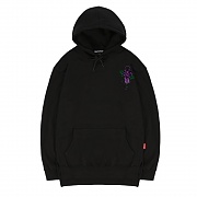 TRIPSHION RINGER ROSE  HOODIE - BLACK
