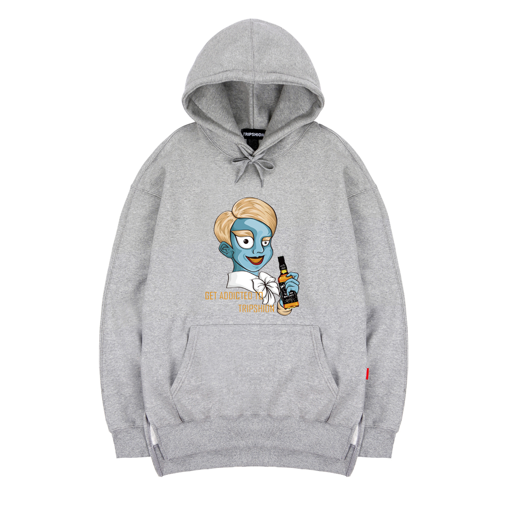 TRIPSHION ZOMBIE NOBLEMAN HOODIE - GRAY