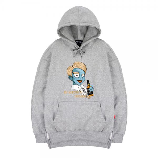 TRIPSHION ZOMBIE NOBLEMAN HOODIE - GRAY