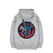 TRIPSHION BIG FINGER SYRINGE HOODIE - GRAY