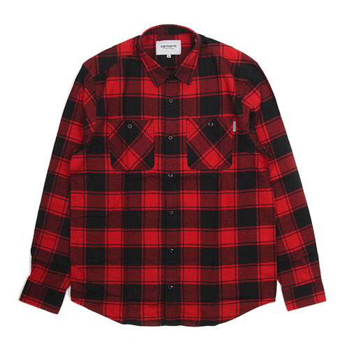 (I023326)L/S JOSH SHIRT-BLAST RED