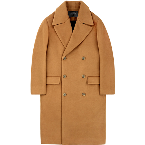 Oversize Double Coat - Camel