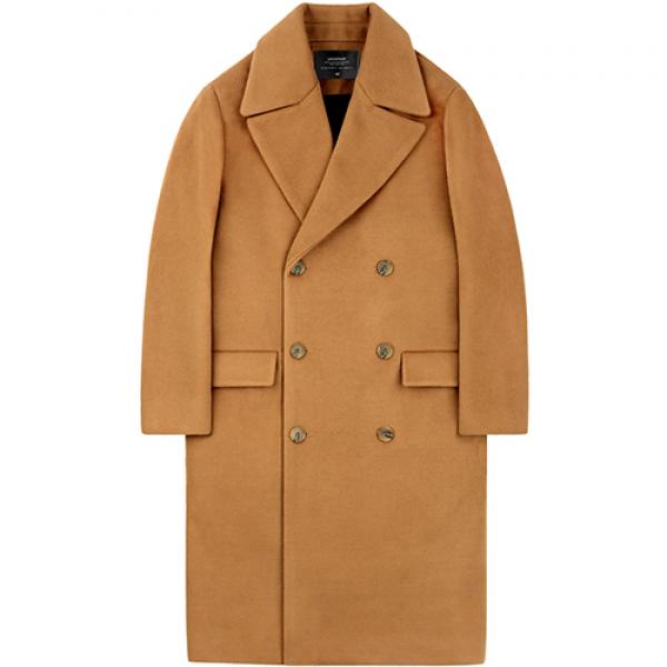 Oversize Double Coat - Camel