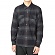 SHADOW PLAID LS SHIRT-BLACK