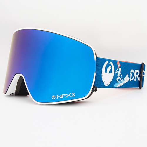 (17018)NFX2 INVERSE / DANNYSIG STRAP DARK SMOKE BLUE + CLEAR LENS