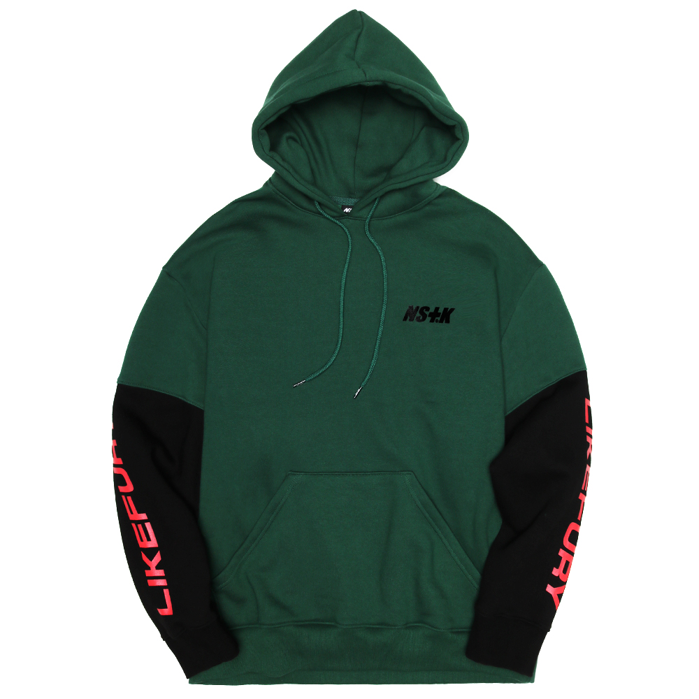 [NSTK] COMPLEMENT HOODIE (GREEN)