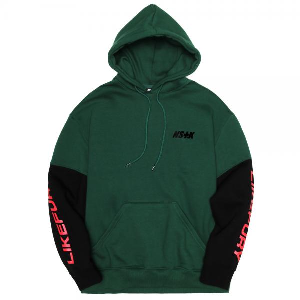 [NSTK] COMPLEMENT HOODIE (GREEN)