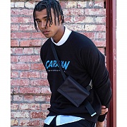 [ĽĮ] CARAVAN SWEAT SHIRT BLACK