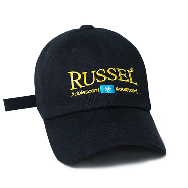 [ĽĮ] RUSSEL 6P CAP BLACK
