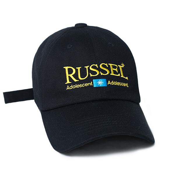 [ĽĮ] RUSSEL 6P CAP BLACK