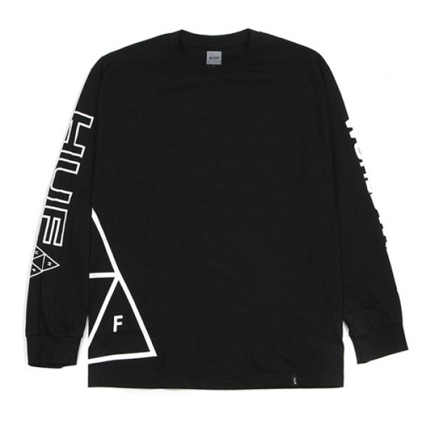 STADIUM OFFSIDES LS TEE-BLK