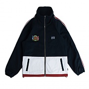 [ROMANTIC CROWN] FLAG COTTON TRACK JACKET_NAVY