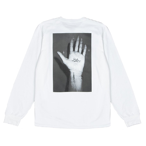 Dice Hand LS Tee-White