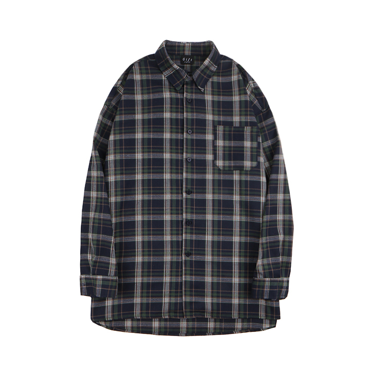 (UNISEX) RETRO CHECK SHIRT