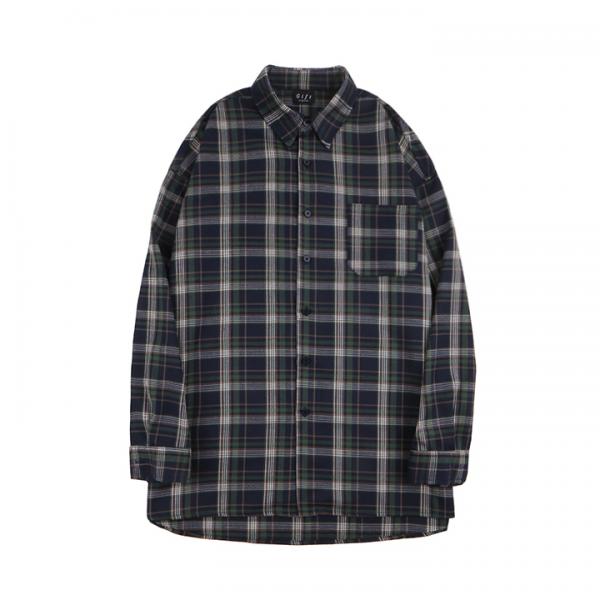 (UNISEX) RETRO CHECK SHIRT