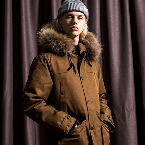 ARCTIC DOWN PARKA-BROWN