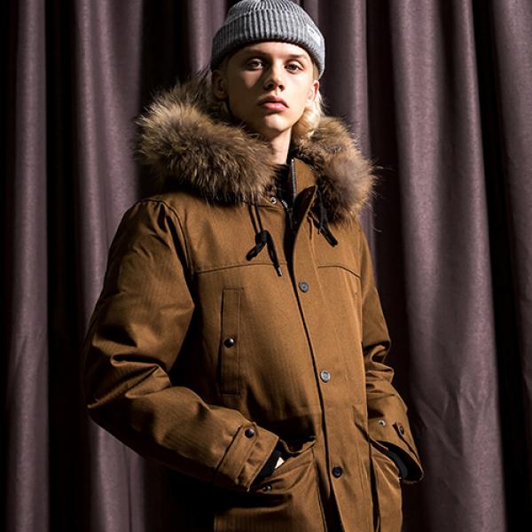 ARCTIC DOWN PARKA-BROWN
