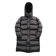 (UNISEX) MEMORY LONG PADDING [DARK GRAY]