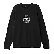 (112480020)NO ONE CREW-BLK