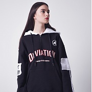 [] ANOTHER FRAME - SIDE LINE HALF ZIP UP HOODIE (NAVY)  ĵ ĵƼ 