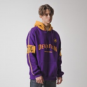 [] ANOTHER FRAME - SIDE LINE HALF ZIP UP HOODIE (PURPLE)  ĵ ĵƼ 