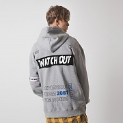 [] ANOTHER FRAME - WEBING BELT POINT HOODIE (M.GRAY)  ĵ ĵƼ