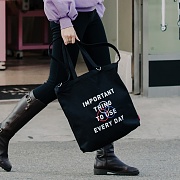[ξƵξ]ROIDESROIS - GEE ECO BAG (BLACK)  ڹ Ʈ ũν