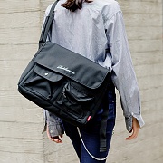 [ξƵξ]ROIDESROIS - HUSH MESSENGER BAG (BLACK)  ޽ ޽ ũν