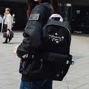 [ξƵξ]ROIDESROIS - MUGUNGHWA BACKPACK (BLACK)   ȭ