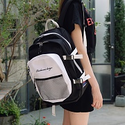 [ξƵξ]ROIDESROIS - OH OOPS BACKPACK (BLACK/WHITE)  бⰡ 󽺹  ޽