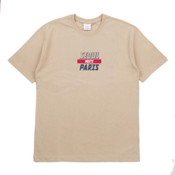 [Ʃ] SENSESTUDIO - SEOUL MEETS PARIS TEE (BEIGE)  Ƽ Ƽ