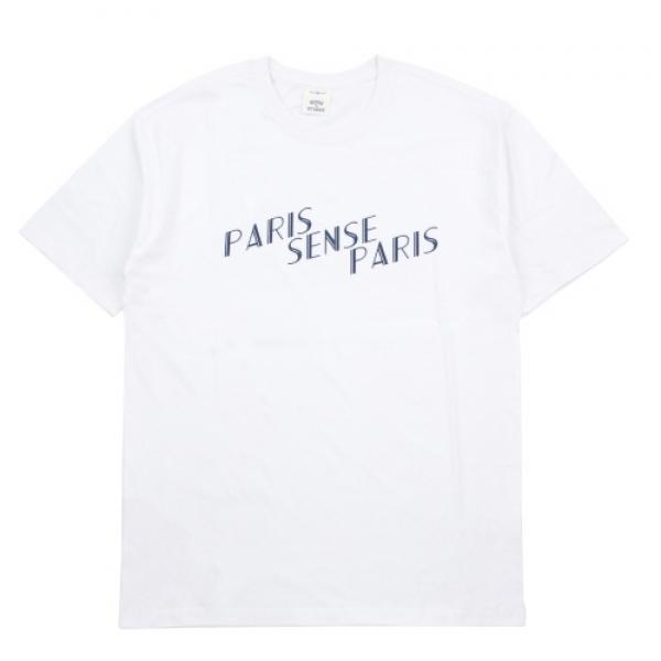 [Ʃ] SENSESTUDIO - PARIS SENSE TEE (WHITE)  Ƽ Ƽ