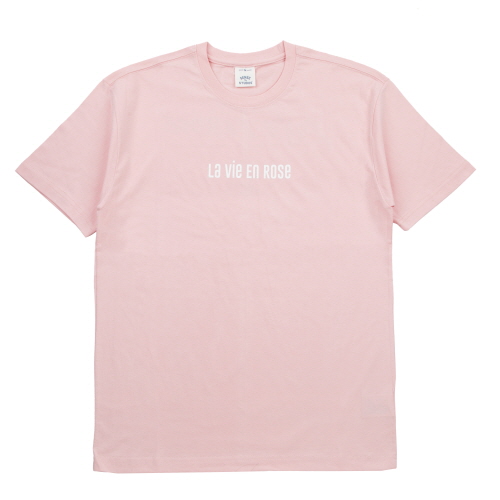 [Ʃ] SENSESTUDIO - LA VIE EN ROSE TEE (PINK)  Ƽ Ƽ