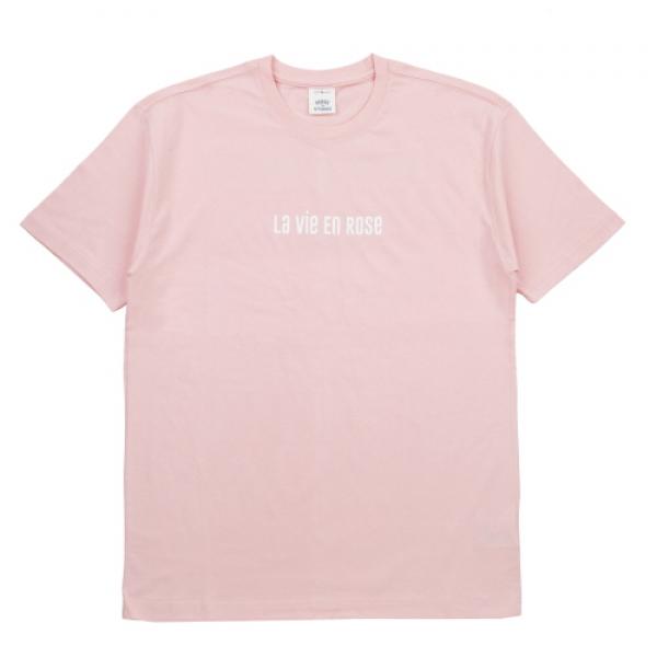 [Ʃ] SENSESTUDIO - LA VIE EN ROSE TEE (PINK)  Ƽ Ƽ
