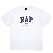 [õ] ACIDBLACK - RAP OVERSIZED TEE (WHITE)  Ƽ Ƽ 