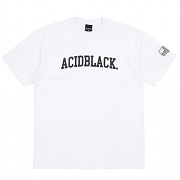 [õ] ACIDBLACK - ARCH LOGO OVERSIZED TEE (WHITE)  Ƽ Ƽ 