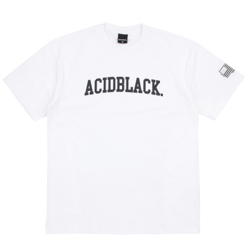 [õ] ACIDBLACK - ARCH LOGO OVERSIZED TEE (WHITE)  Ƽ Ƽ 