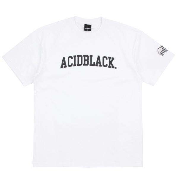 [õ] ACIDBLACK - ARCH LOGO OVERSIZED TEE (WHITE)  Ƽ Ƽ 