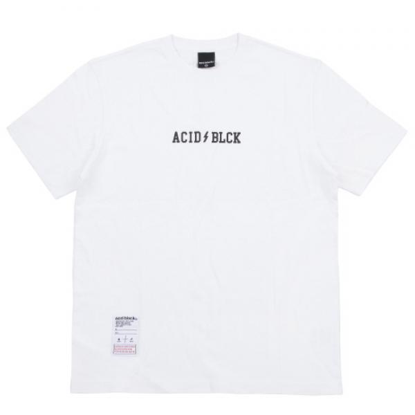 [õ] ACIDBLACK - LIGHTNING LOGO TEE (WHITE)  Ƽ Ƽ