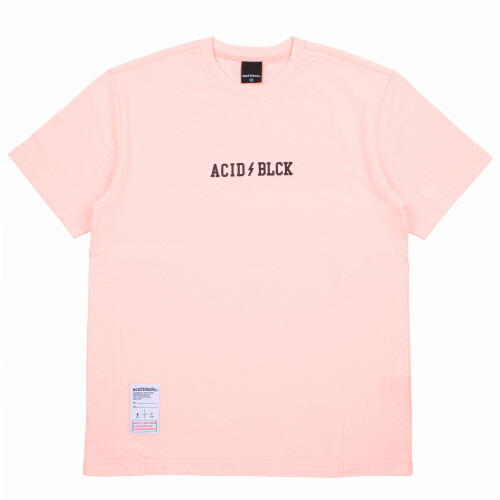 [õ] ACIDBLACK - LIGHTNING LOGO TEE (PINK)  Ƽ Ƽ