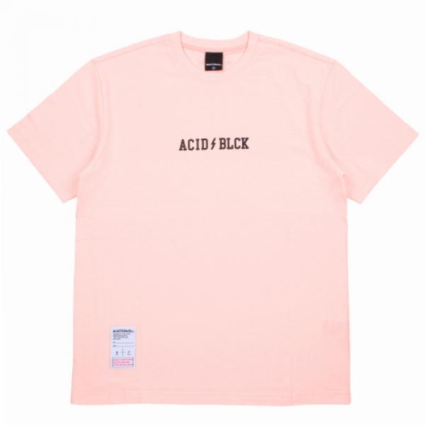 [õ] ACIDBLACK - LIGHTNING LOGO TEE (PINK)  Ƽ Ƽ