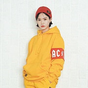 [õ] ACIDBLACK - ARMBAND HOOD (YELLOW)  ĵƼ