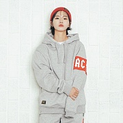 [õ] ACIDBLACK - ARMBAND HOOD (MELANGE)  ĵƼ