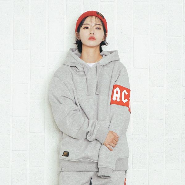 [õ] ACIDBLACK - ARMBAND HOOD (MELANGE)  ĵƼ