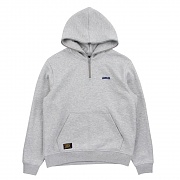 [õ] ACIDBLACK - RARE HALF ZIPUP HOOD (MELANGE)   ĵƼ
