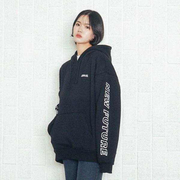 [õ] ACIDBLACK - NEW FUTURE HOOD (BLACK)  ĵƼ