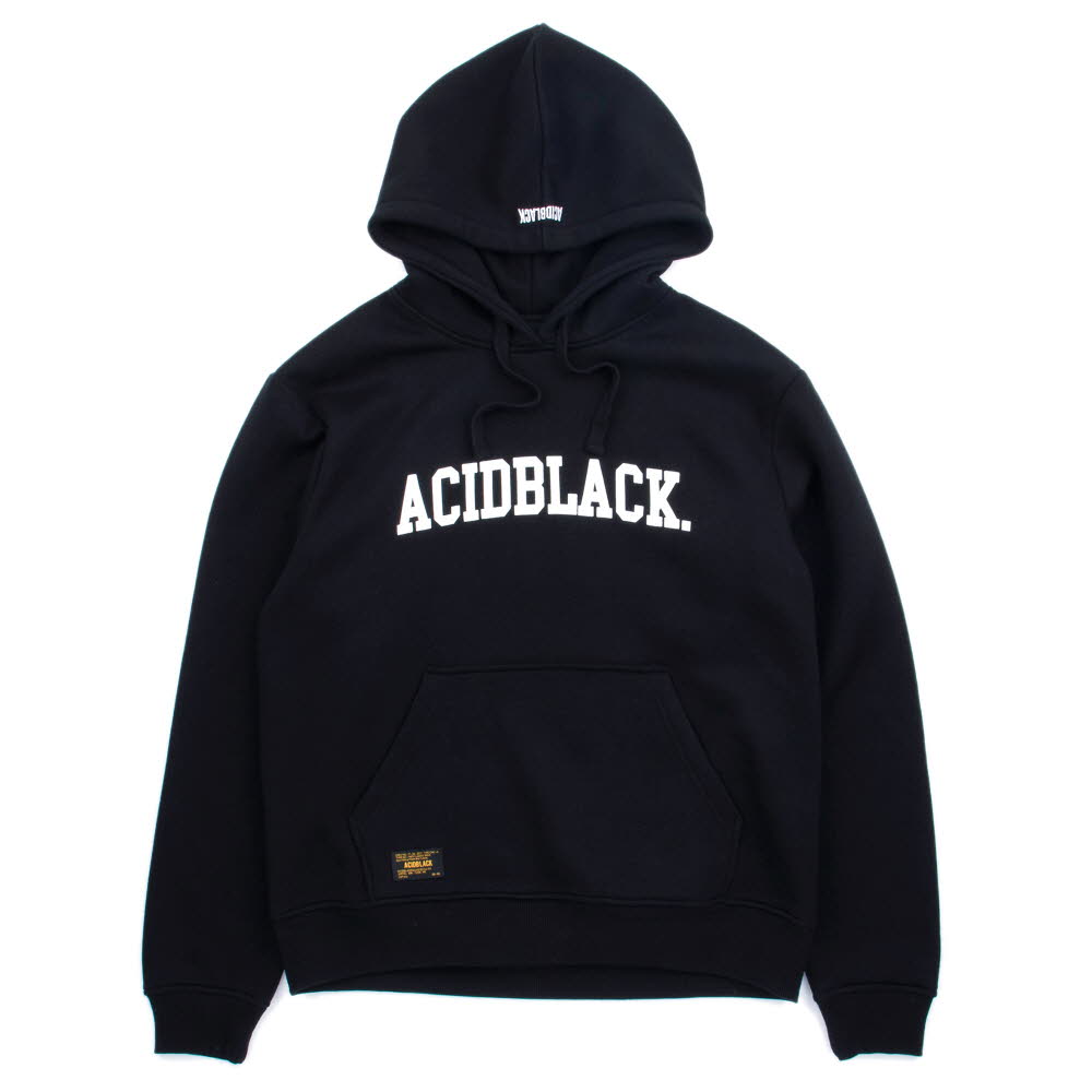 [õ] ACIDBLACK - ARCH LOGO HOOD (BLACK)  ĵƼ