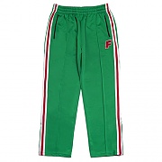 [FRESH ANTI YOUTH] LOGO ZIP TRACK PANTS-GREEN