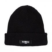 5C-006 LOGO LABEL LONG BEANIE BLACK